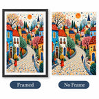 No Frame and Framed comparison