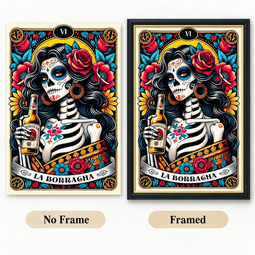 No Frame and Framed comparison