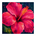 Original artwork for Fuchsia Hibiscus Bloom
