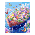 Original artwork showing garden afloat.