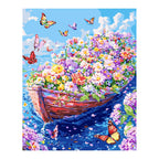 Original artwork showing garden afloat.