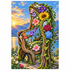 Finished diamond painting for Garden Of Blossoms Arch