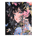 Original artwork showing garden of quiet eyes.