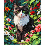 Finished diamond painting for Garden Watcher Diamond Painting Kit