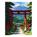 Original artwork for Gateways To The Sacred Peak Diamond Painting Kit