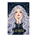 Original white-background artwork of Gemini Twin Star Messenger