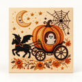 Ghost Pumpkin Carriage Pearl Diamond Painting Kit hero image