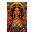 Original white-background artwork of Glass Desert Sun Keeper