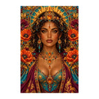 Original white-background artwork of Glass Desert Sun Keeper