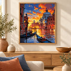 Home decor scene featuring Golden Canal Evening