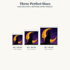 Size guide for Golden Moon Guardian Diamond Painting Kit