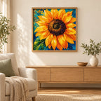 Home decor scene featuring Sunlit Golden Bloom