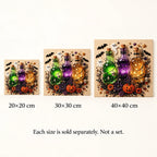 Halloween Potion Bottles Pearl Diamond Painting Kit size image