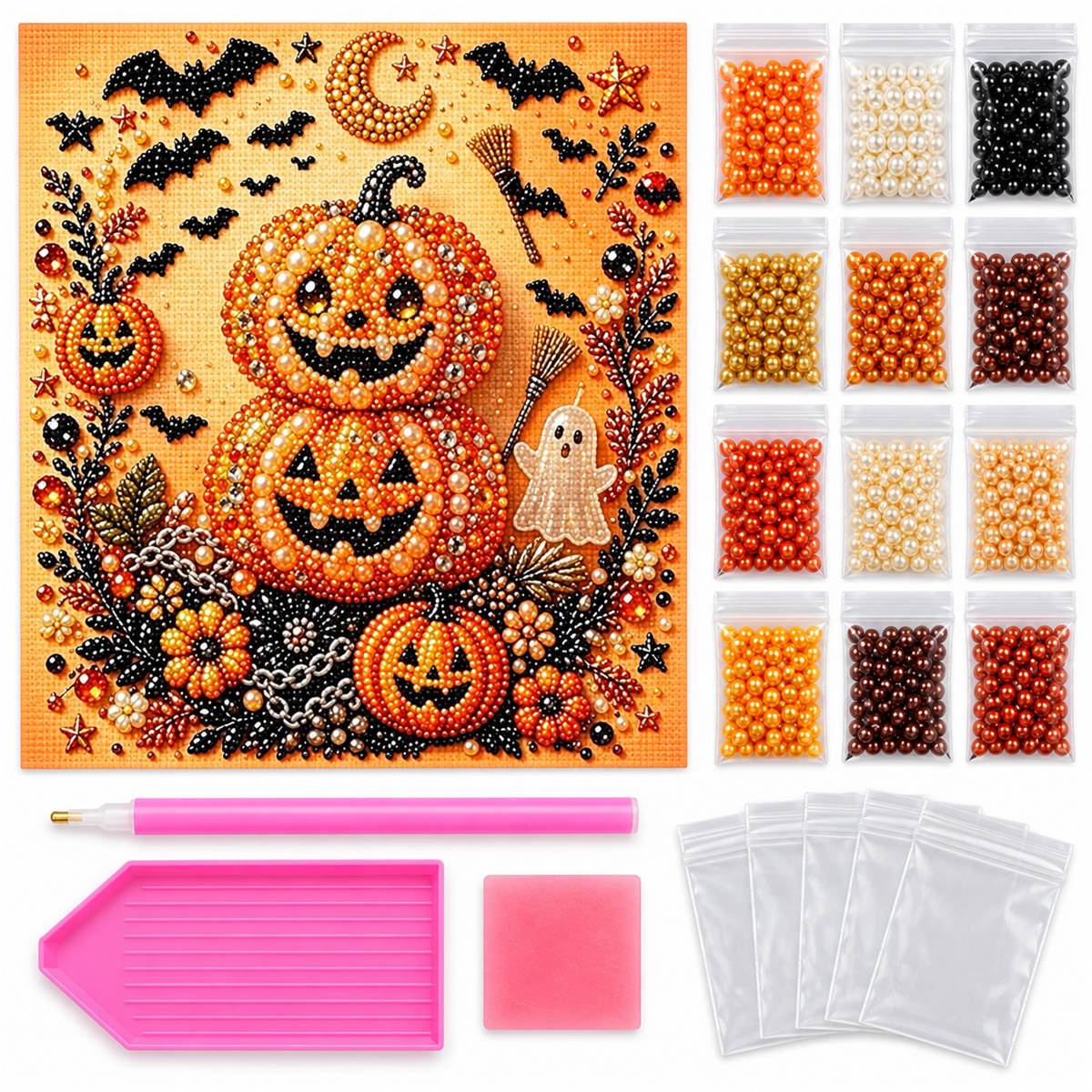 Halloween Pumpkin Stack — kit image