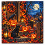 Finished diamond painting for Harvest Night Guardians Diamond Painting Kit