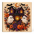 Haunted House and Ghosts Pearl Diamond Painting Kit hero image