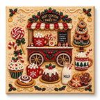 Hot Cocoa & Sweets Pearl Diamond Painting Kit hero image
