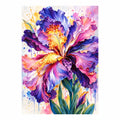 Original artwork showing iris in bloom.