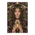 Original white-background artwork of Lantern Moth Alchemist