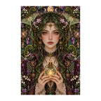 Original white-background artwork of Lantern Moth Alchemist