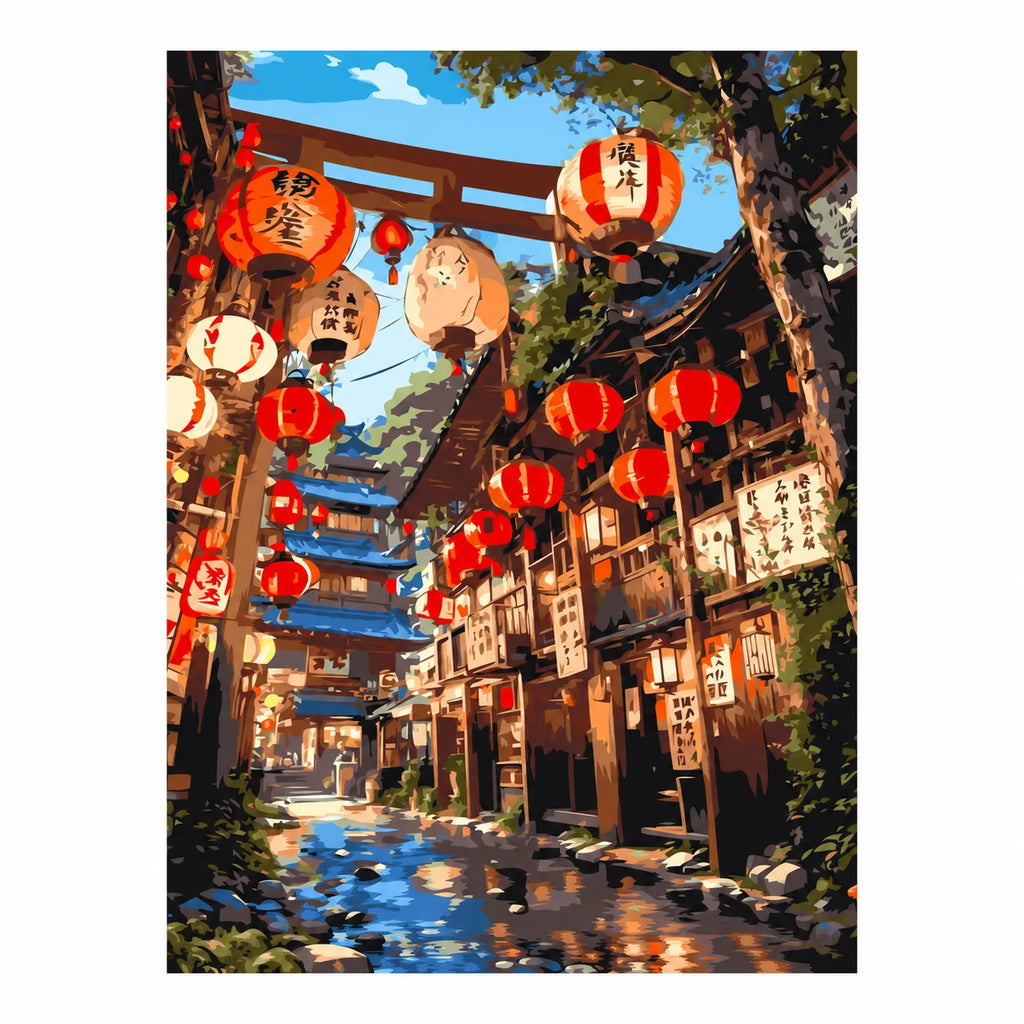 Original artwork for Lanterns Along The Stream