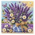 Lavender Daisy Vase Pearl Diamond Painting Kit – hero image