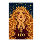 Original white-background artwork of Leo Sunmane Queen