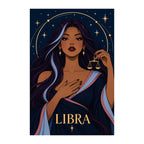 Original white-background artwork of Libra Twilight Balance