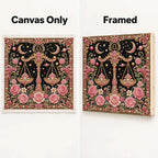libra canvas-only and framed display options; no decorative outer frame included