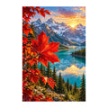 Original Maple Leaf Rockies artwork on a white background.