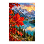Original Maple Leaf Rockies artwork on a white background.