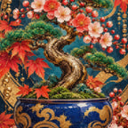 Close-up of sparkling drills on the Miniature Bonsai Jade Pot design