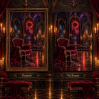Framed and no-frame comparison for the mirror labyrinth chamber design