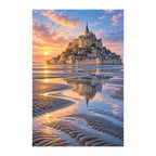 Original Mont Saint-Michel Tide artwork on a white background.