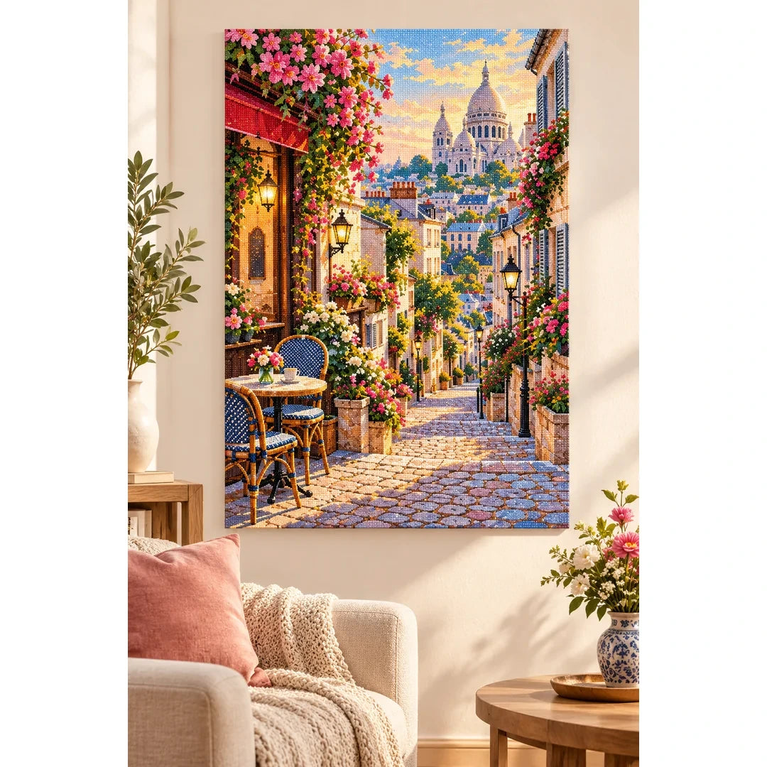 Montmartre Flower Street home decor scene