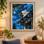 Home decor scene for Moonlight Curiosity Diamond Painting Kit