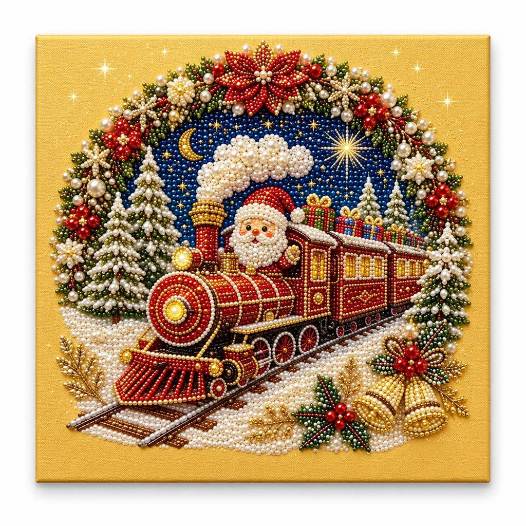 Moonlit Santa Christmas Train — hero image