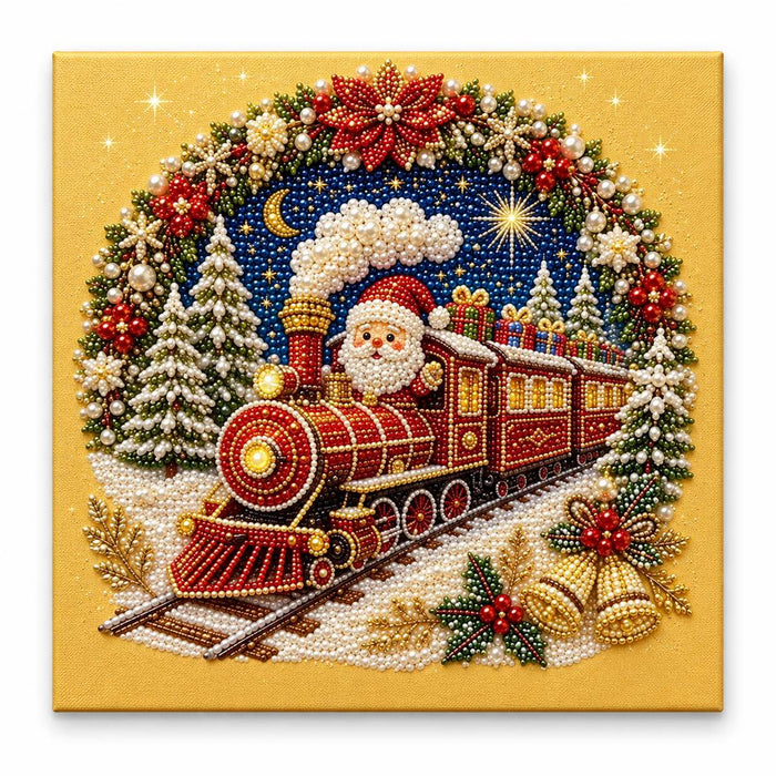 Moonlit Santa Christmas Train — hero image