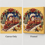Moonlit Santa Christmas Train — style image