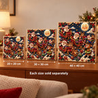 Moonlit Santa Sleigh Parade — size image
