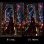 Framed and no-frame comparison for the mountain gate oracle design