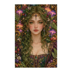 Finished white-background diamond painting of Mushroom Forest Keeper