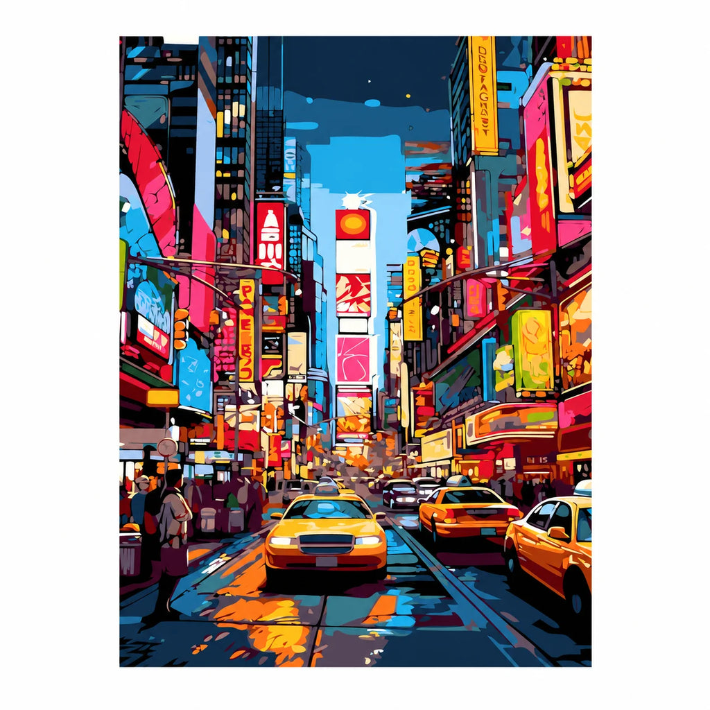Original artwork for Neon Rush Hour