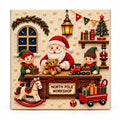 North Pole Workshop Pearl Diamond Painting Kit hero image