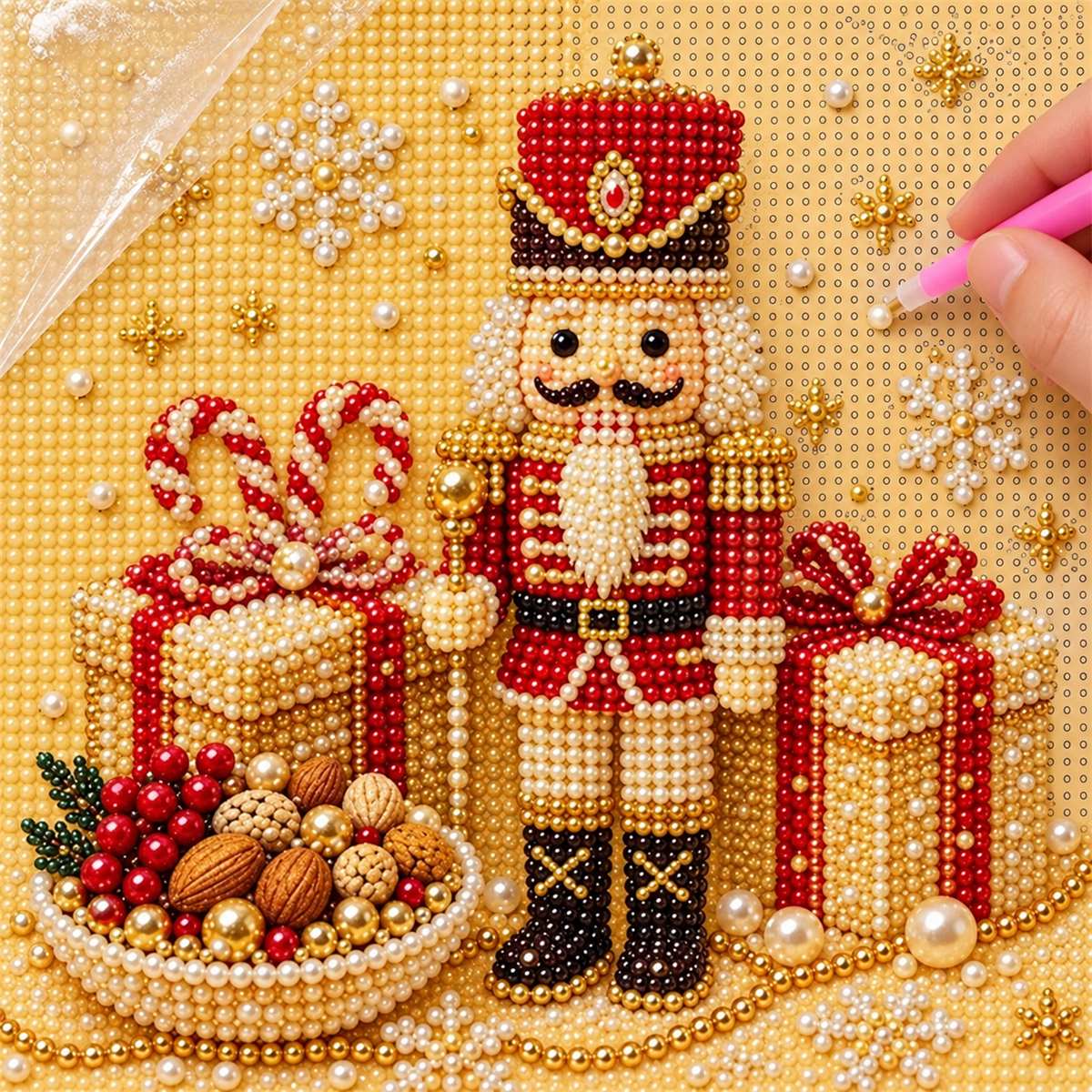 Nutcracker Christmas Gifts — process image