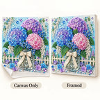 Pastel Hydrangea Jar Pearl Diamond Painting Kit – style image