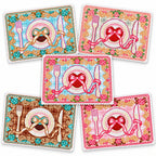 Complete set of five pastel table setting diamond painting placemats