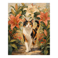 Original artwork for Pathway Of Lilies Diamond Painting Kit