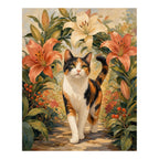 Original artwork for Pathway Of Lilies Diamond Painting Kit