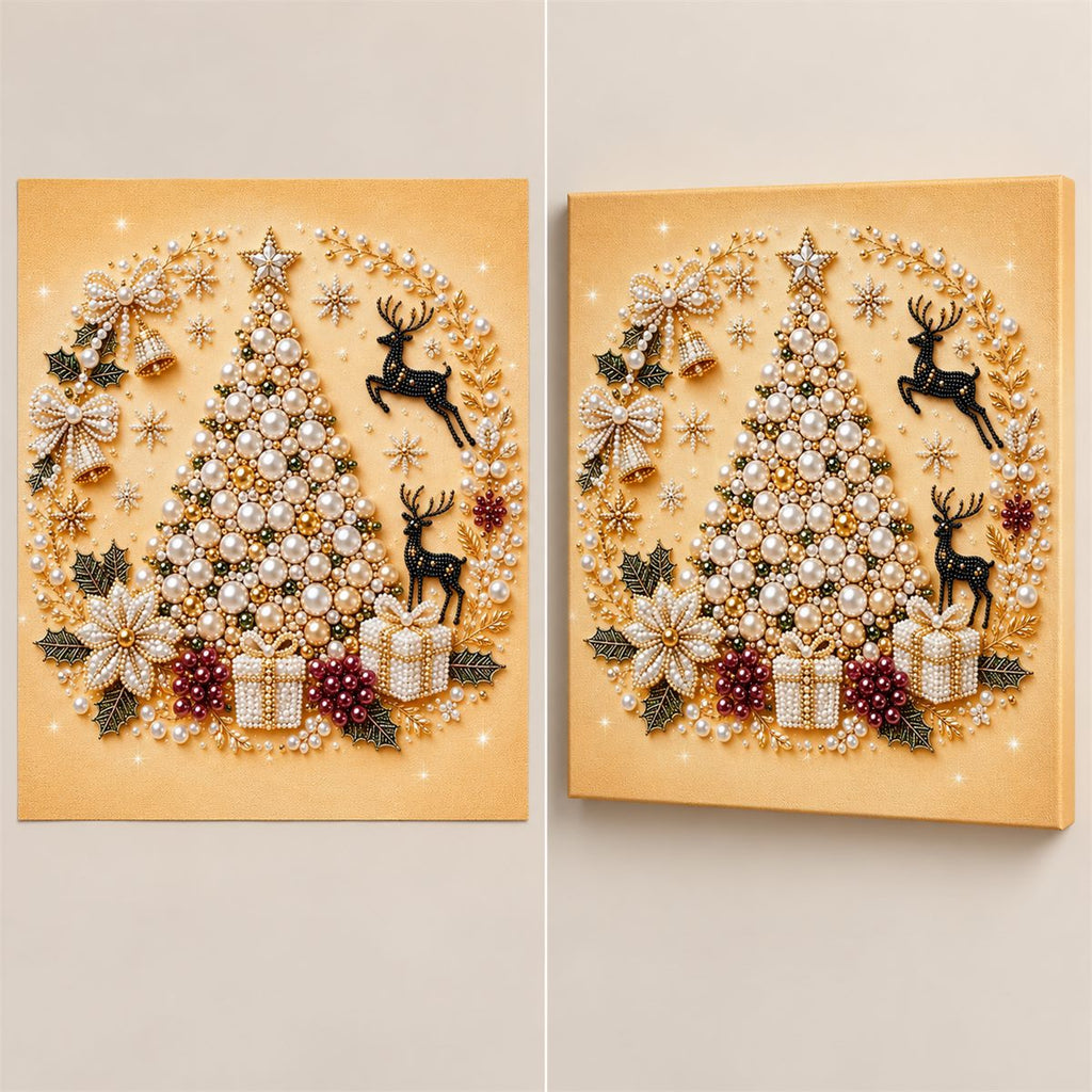 Pearl Christmas Tree Reindeer — style image